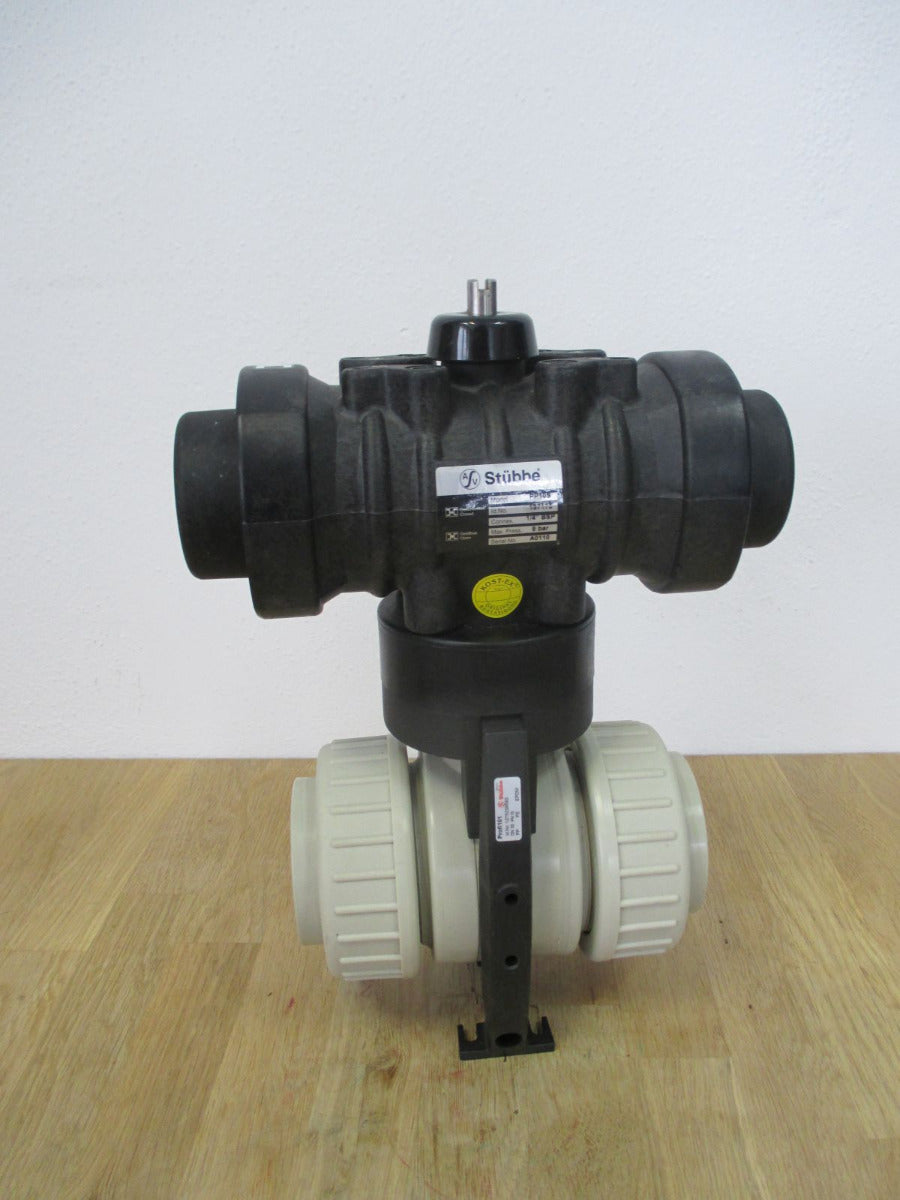 Stübbe Profi 101 Kugelhahn DN 50 PN 10 pneumatisch Bestnr.:K18/330