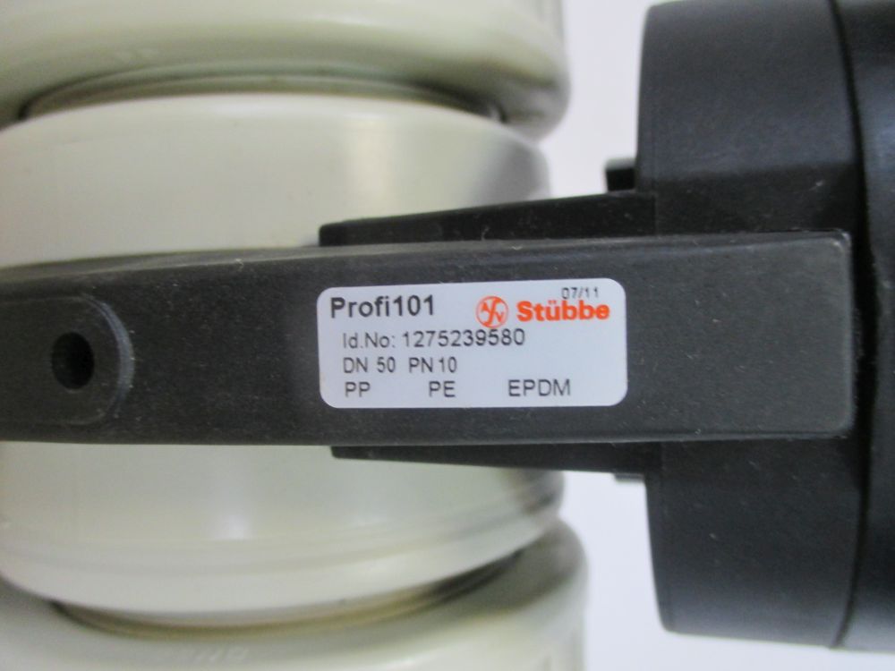 Stübbe Profi 101 Kugelhahn DN 50 PN 10 pneumatisch Bestnr.:K18/330