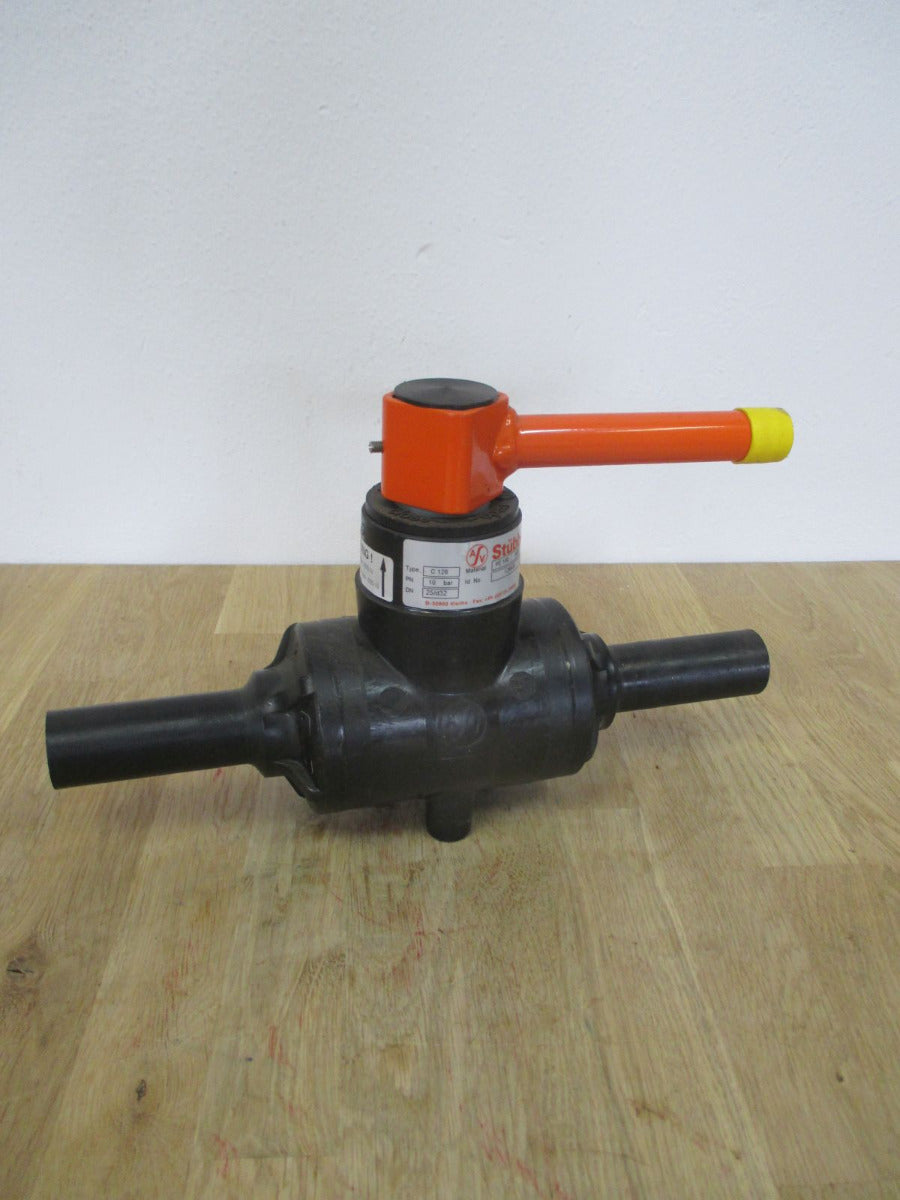 Stübbe C 126 Kugelhahn DN 25 d 32 PE 100 NBR Nr. 126920 Pumpenkost K18/337