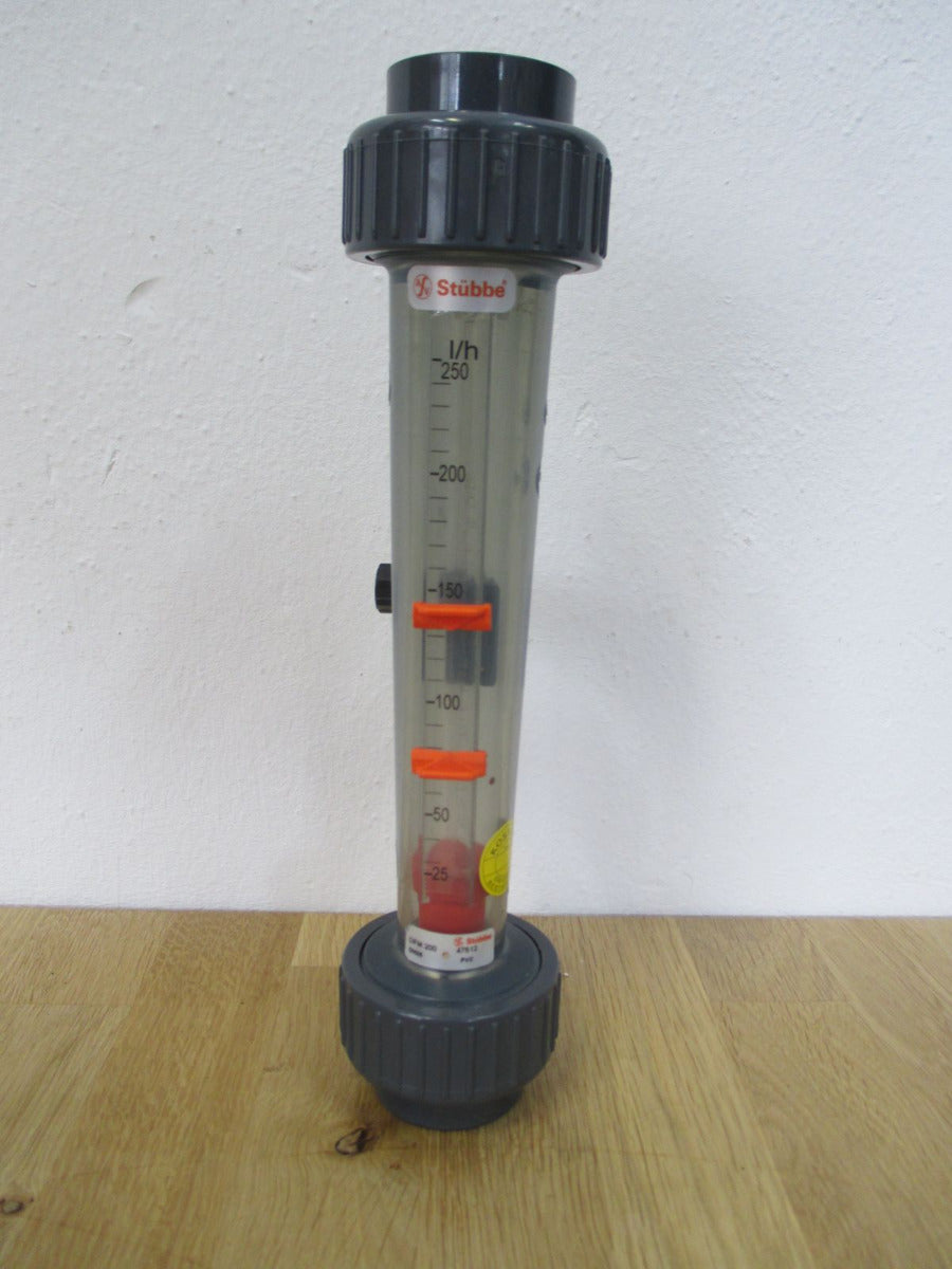 Stübbe DFM 200 Durchflussmesser DN 25 PVC Pumpenkost K18/341