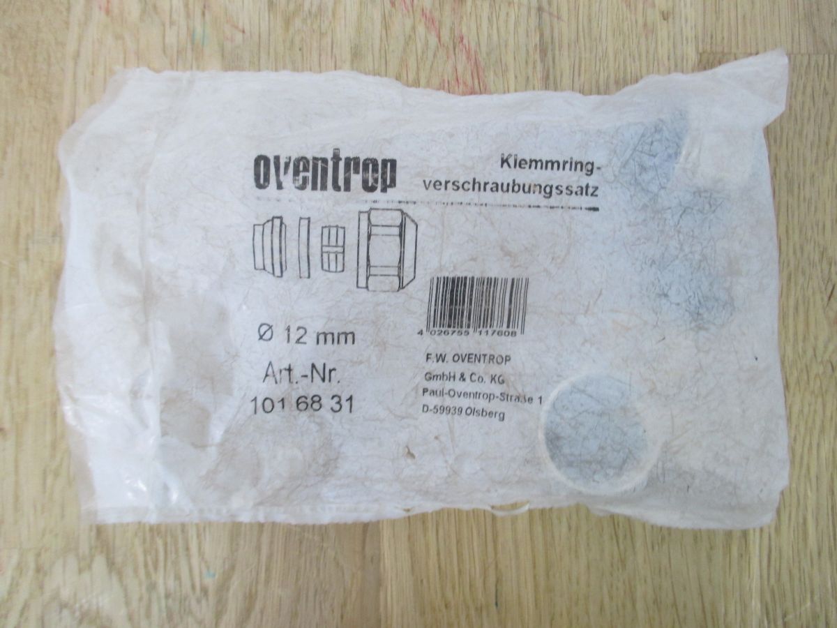 Oventrop Klemmringverschraubung Satz Ofix CEP 12 mm Arntnr.: 2026831 K18/349