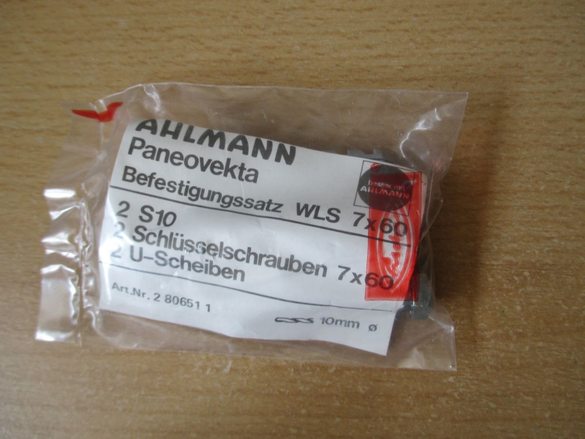 Fischer Befestigungssatz WLS 7x60 Nr. 2806511 10 mm Dübel 4 Stück K18/359