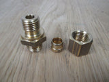 Verschraubung 1/4 Zoll auf CU Rohr 8 mm mit Quetsch - Verschraubung K18/367