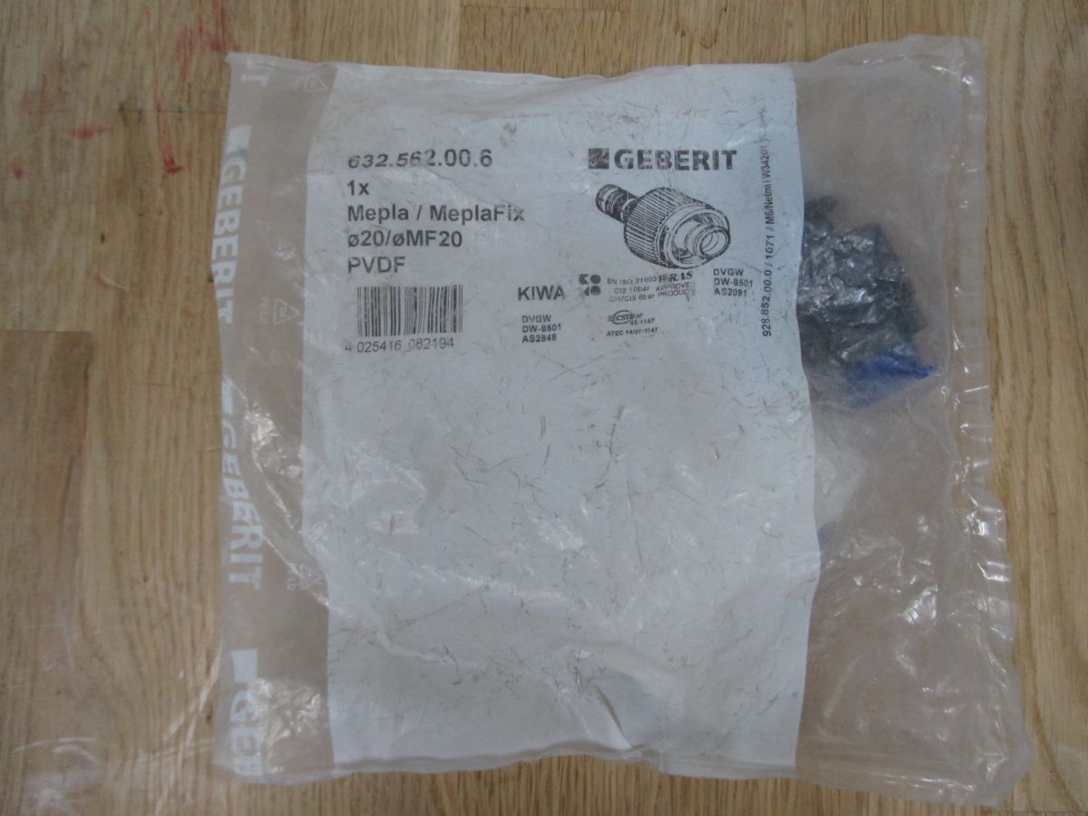 Geberit Mepla Fix Kupplung DN 20 MF 20 PVDF Nr. 632.562.00.6 Bestnr.: K18/376