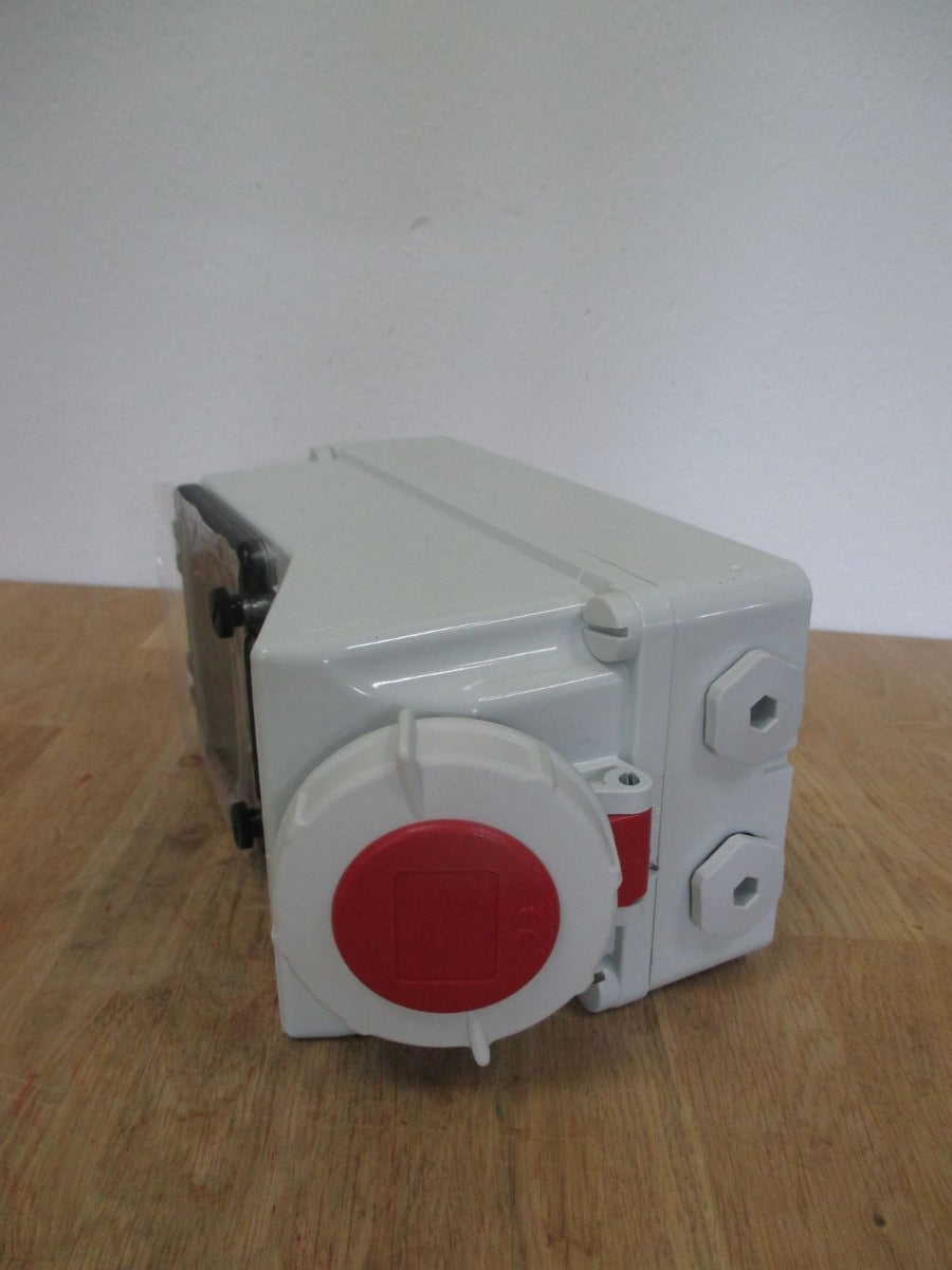 Wandsteckdose Mennekes 3 P Nr. 7129 3x400 V 16 A 6 h IP 67 Bestnr.: K18/380