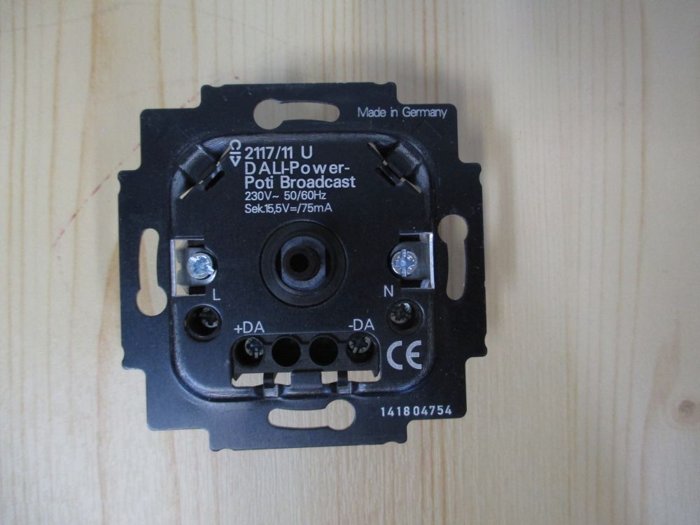 Busch Jaeger DALI Power-Poti Broadcast Betrieb 2117- 11 U K18/41