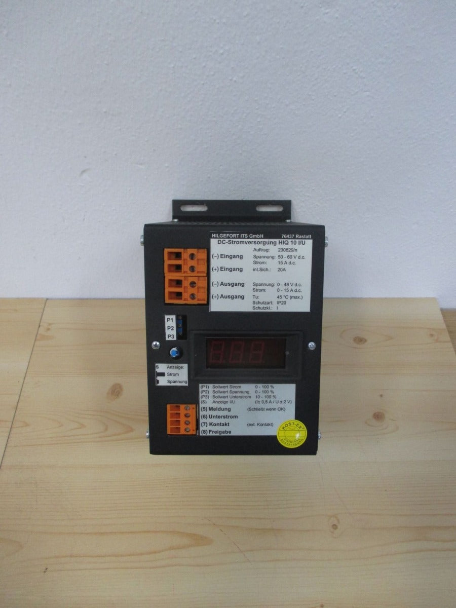Gleichstrom DC Stromversorgung HIQ l/U pri 50-60 V DC sek 0-48 V DC K18/435