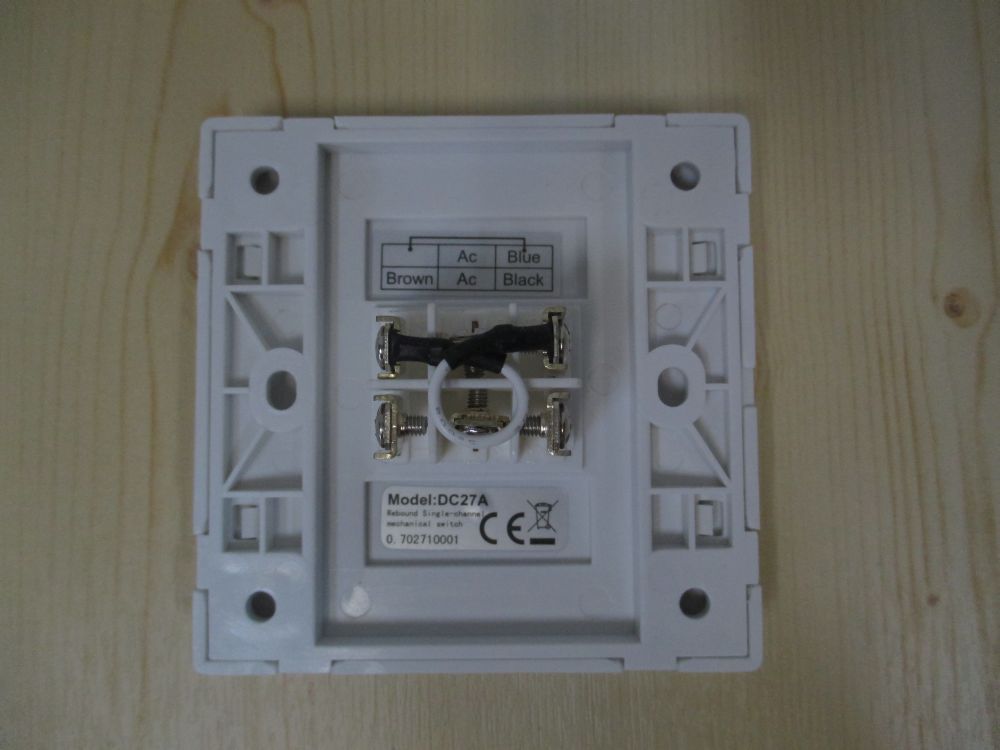 Taster Schalter Model DC27A Jalousie single channel Mechanical switch K18/67