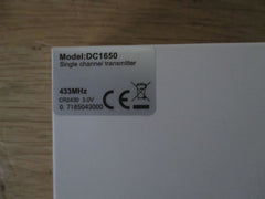 Duracraft DC1650 433 MHz Single Channel transmitter KOST-EX K18/71