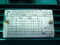 Wilo IPL 40/130-0,25/4 K13 320mm  3x400 V Heizungspumpe P12/338