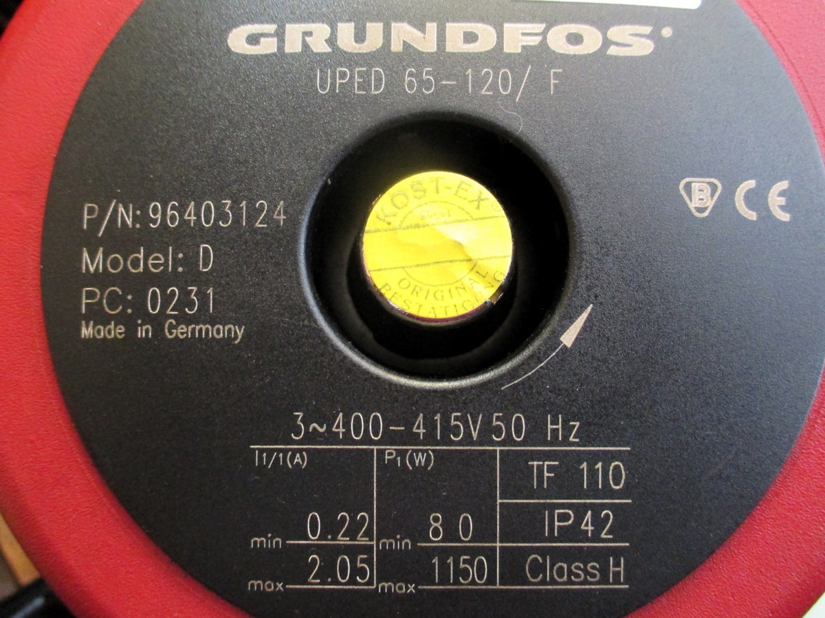Grundfos UPED 65-120 F Doppelpumpe 3x400V Heizungspumpe 340mm P13/1270