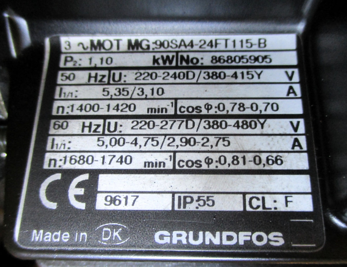 Grundfos LM 65 - 160/173 A-F-A-BUBE 23 m³/h 400 V Kreiselpumpe P13/1434