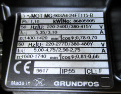 Grundfos LM 65 - 160/173 A-F-A-BUBE 23 m³/h 400 V Kreiselpumpe P13/1434