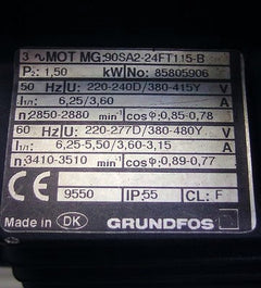Grundfos CR 2-150 A- F- A- BUBE Druckerhöhungspumpe 3x400 V 1,5 kW  P13/571