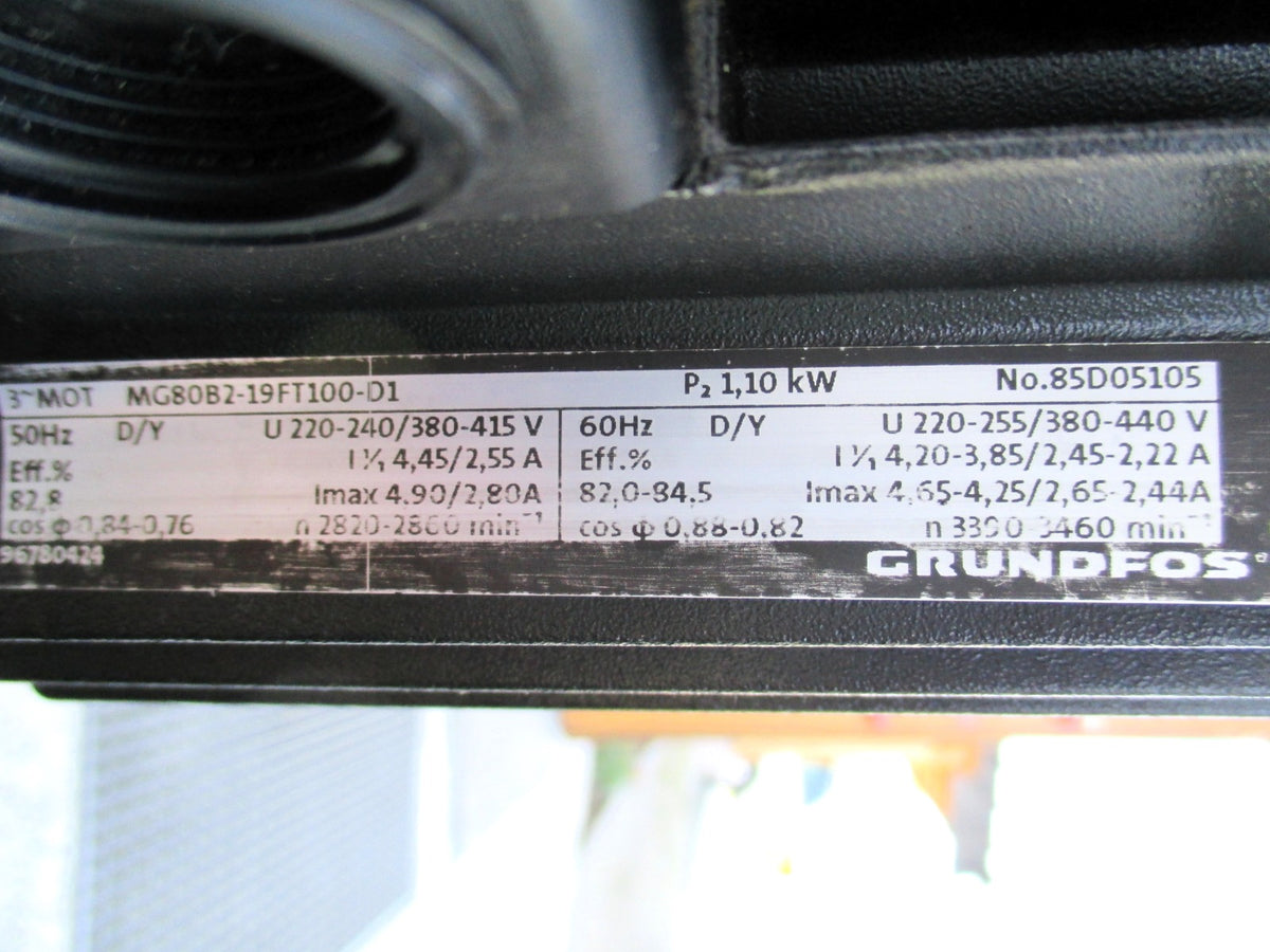 Grundfos CRN 5-8 A-P-GI-E-HQQE 3x400 V  Druckerhöhung P14/443
