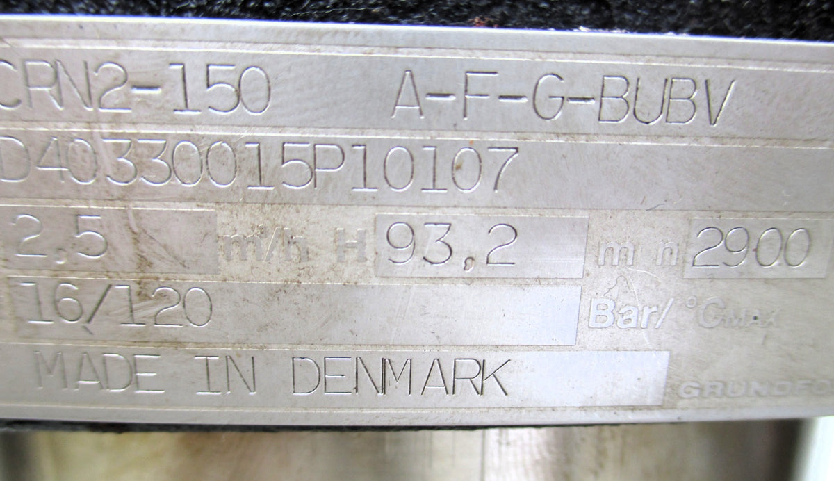 Grundfos CRN 2-150 A-F-G-BUBV  Druckerhöhungspumpe 3x400V P14/545