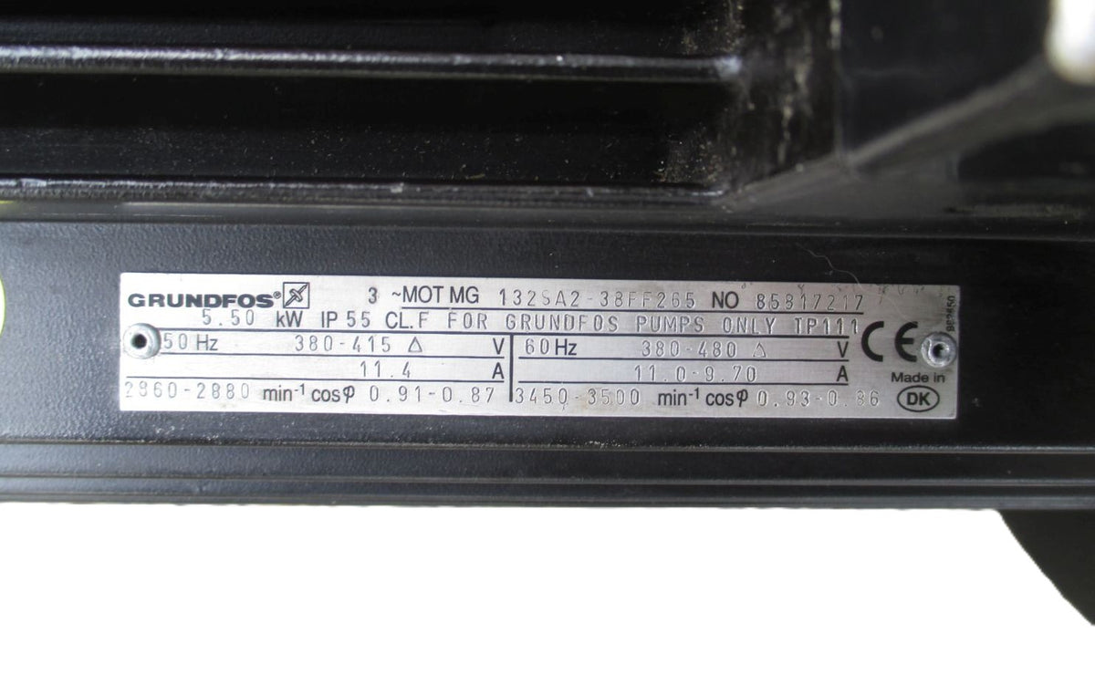 Grundfos MG 132 SA-38FF265 Elektromotor 3x400V  P14/911