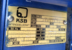 KSB ETANORM - G 50 - 125 G10 Kreiselpumpe 3 x 400V 750W P14/996