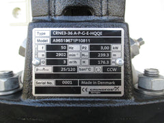 Grundfos CRNE 3 - 36 A-P-G-E-HQQE Druckerhöhungspumpe 4 kW 3 x400V P15/542