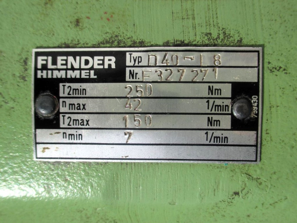 Flender Himmel D40-L8 Reibradgetriebe  Getriebe Motor 3x400V P15/604