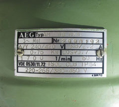Flender Himmel Getriebemotor 18 - U48 - 8 3 Motor 3x400V Reibradgetriebe P15/605