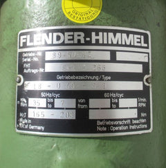 Flender Himmel Getriebemotor 18 - U48 - 8 3 Motor 3x400V Reibradgetriebe P15/605