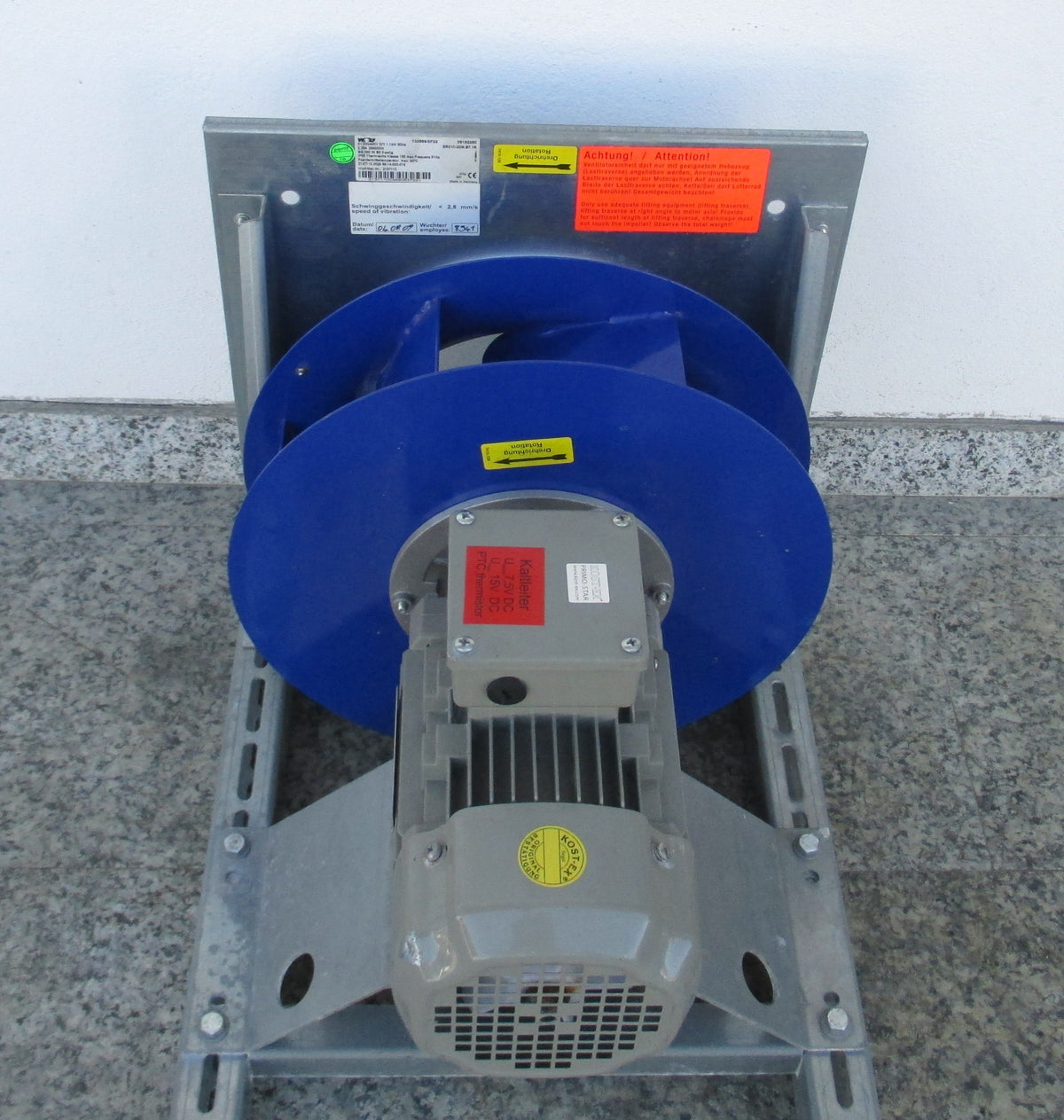 Wolf Ventilator 13599/0F23  3x400V  Wolf-Nr: 2137110 Industrieventilator P15/68
