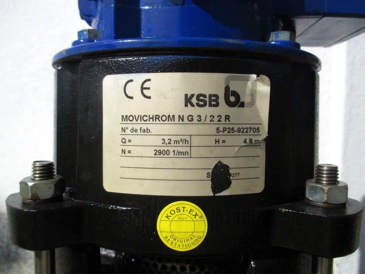 KSB Movichrom N G3/22 R Druckerhöhungspumpe 3x400V 250mm P16/513