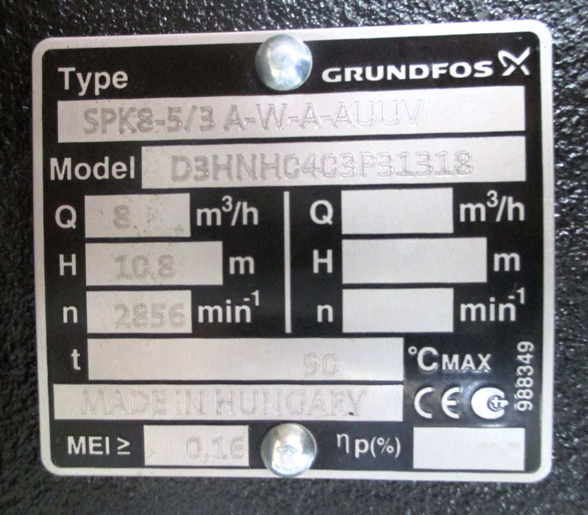 Grundfos SPK 8 - 5 / 3 A-W-A-AUUV Tauchpumpe 3 x 400 V P17/19
