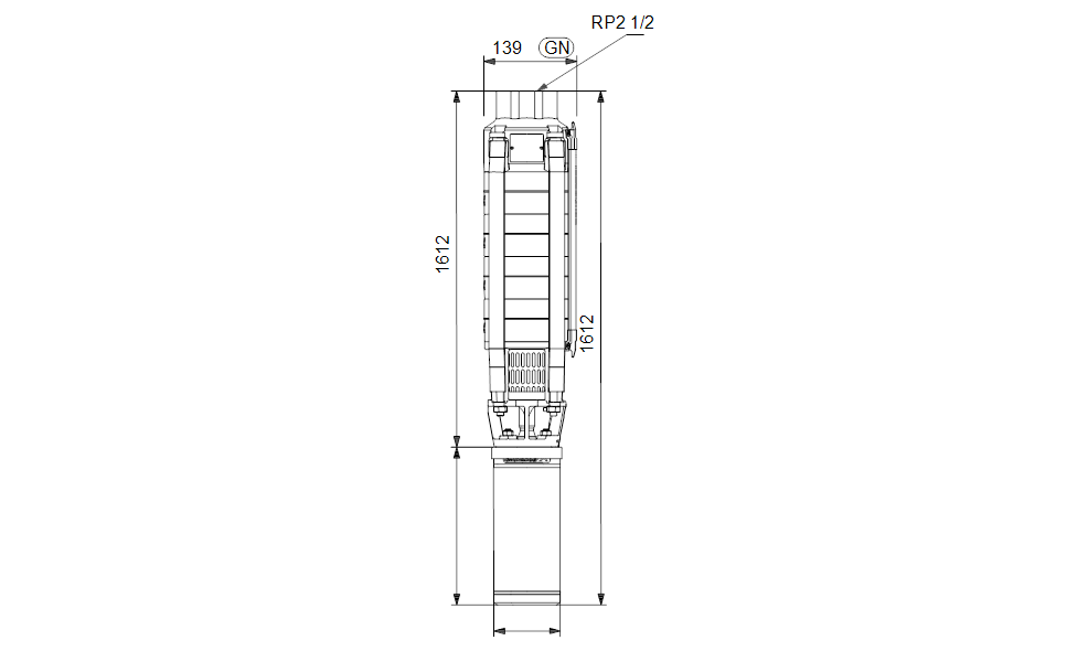 Grundfos SP 17-22 N 13 kW  Brunnenpumpe  Bohrlochpumpe Tauchpumpe P21/81
