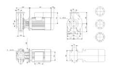 Grundfos NB 32-125/120 A-F-A-BAQE Kreiselpumpe Blockpumpe 3x400V 1,5 kW P22/19