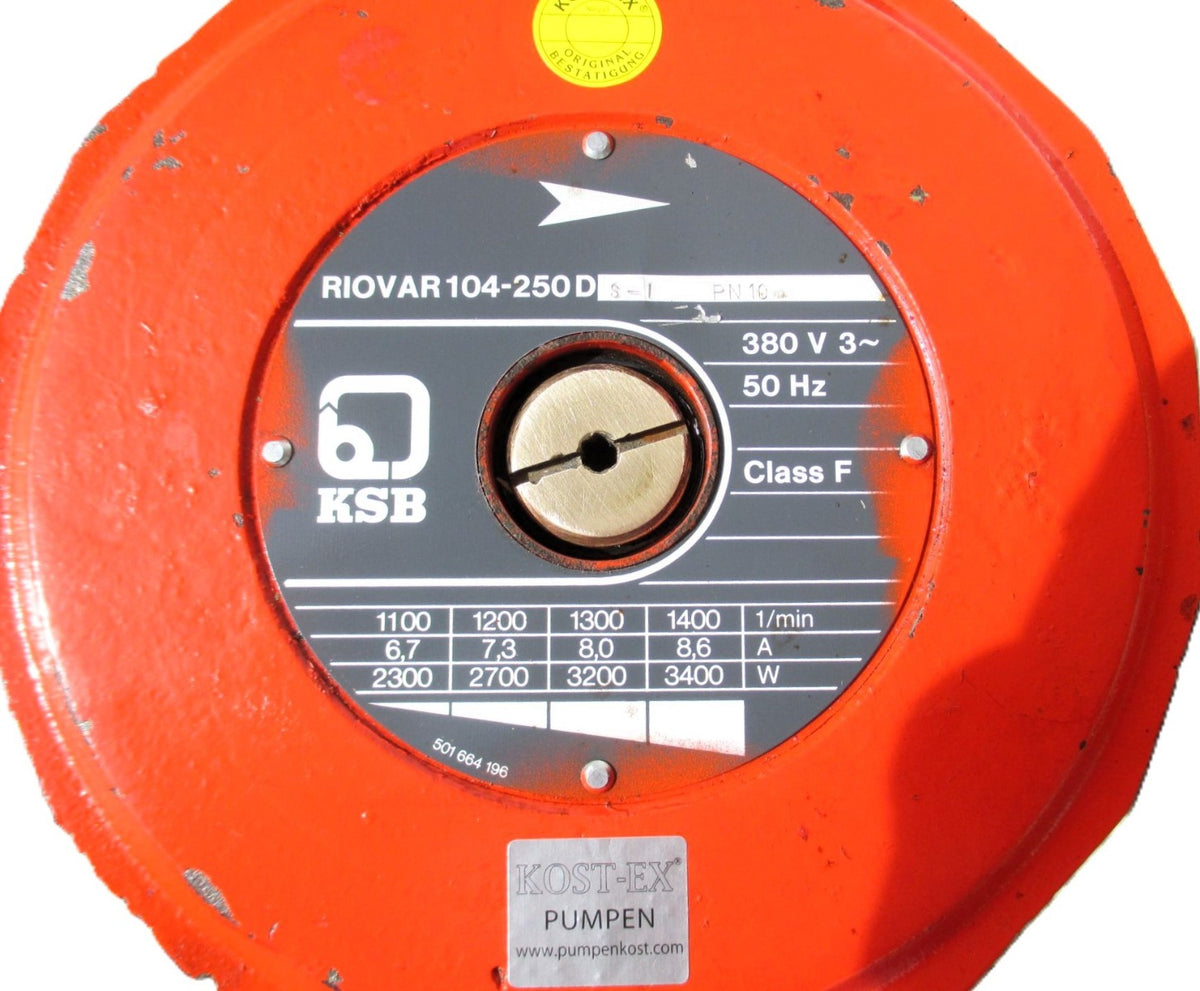 KSB RIOVAR 140-250 D S-1 Heizungs- Umwälzpumpe DN 100 Einbaulänge 550mm  P9/272