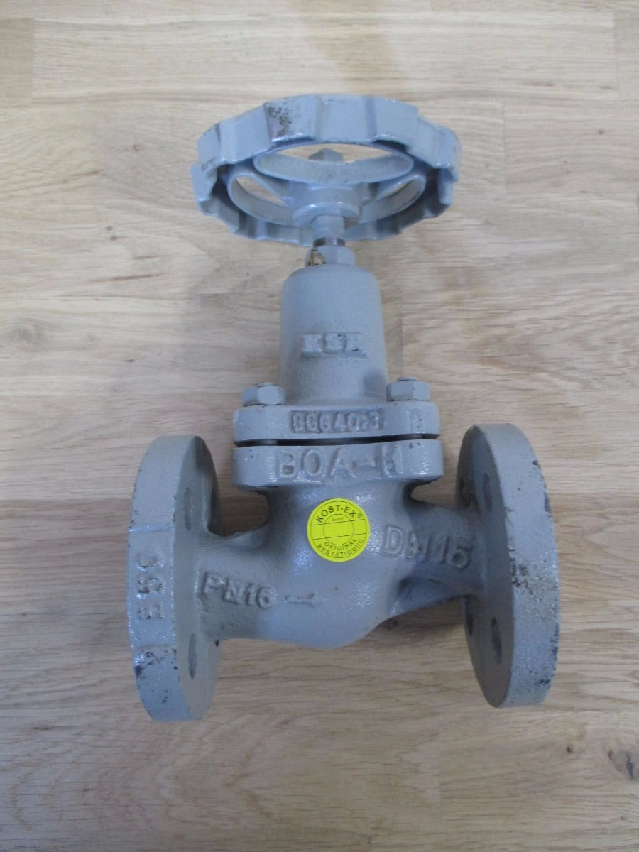 KSB BOA-H DN 15 Absperrhahn Absperrventil PN 16 Ventil Hahn Pumpenkost S12/240