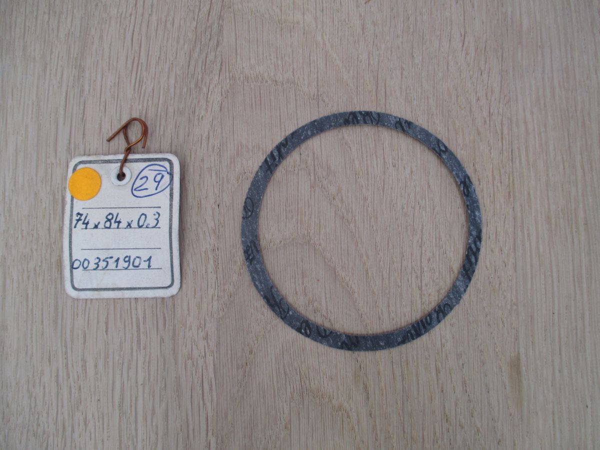 Flachdichtung 74 x 84 x 0,3 mm Dichtung Ersatz S12/332