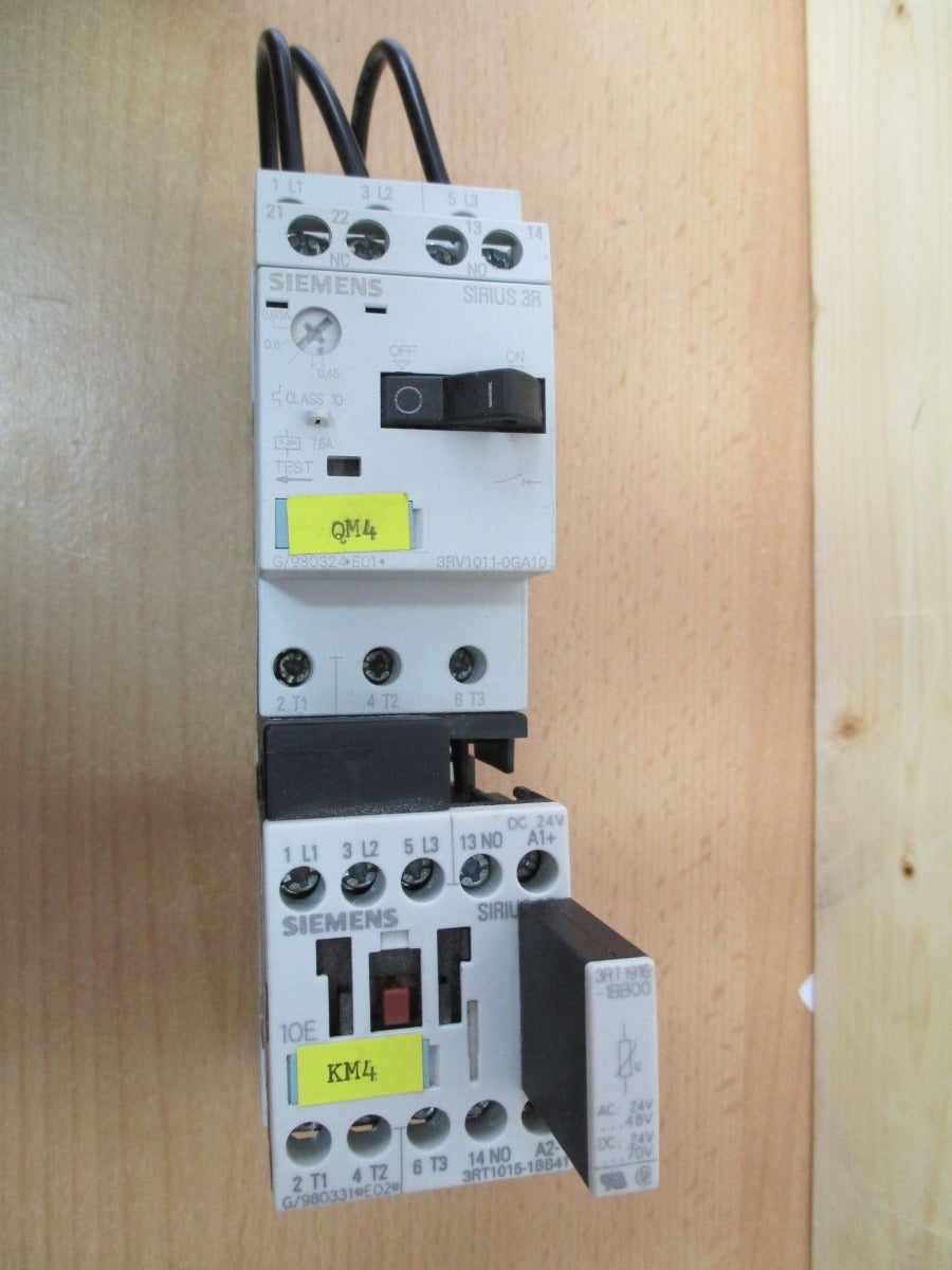 Motorschutz Siemens Sirius 3 R 0,63A Schütz 10E Sammelschiene Pumpenkost S13/286