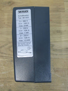 Wilo Schaltkasten Typ SK 622 Nr. 501 831 594 Pumpenkost S13/370