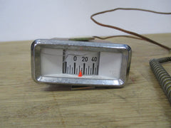 Temperatur Anzeiger Heizkessel 0 - 120 °C 25x57 mm S14/442