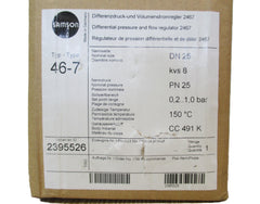 Samson Typ 46-7 Differenzdruckregler Volumenstromregler 2467  2395526   S15/136