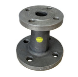 Gas Reduzierung Alu Flanschstutzen W-DN25/40 Flansch 60/80 mm S15/141