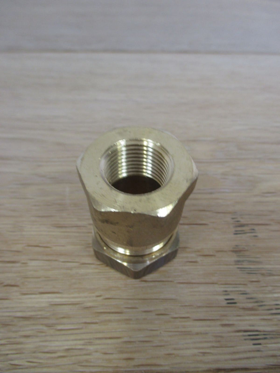BONFIX KIWA Kappe MESSING Endkupplung 1/2 