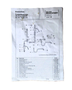 Elco Klöckner Pumpenbaugruppe WK / 40 zu Varion 12.002.316 S16/362