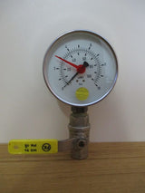 Druckmanometer 10 Bar Druck Manometer mit Absperrhahn PUMPENKOST S16/379
