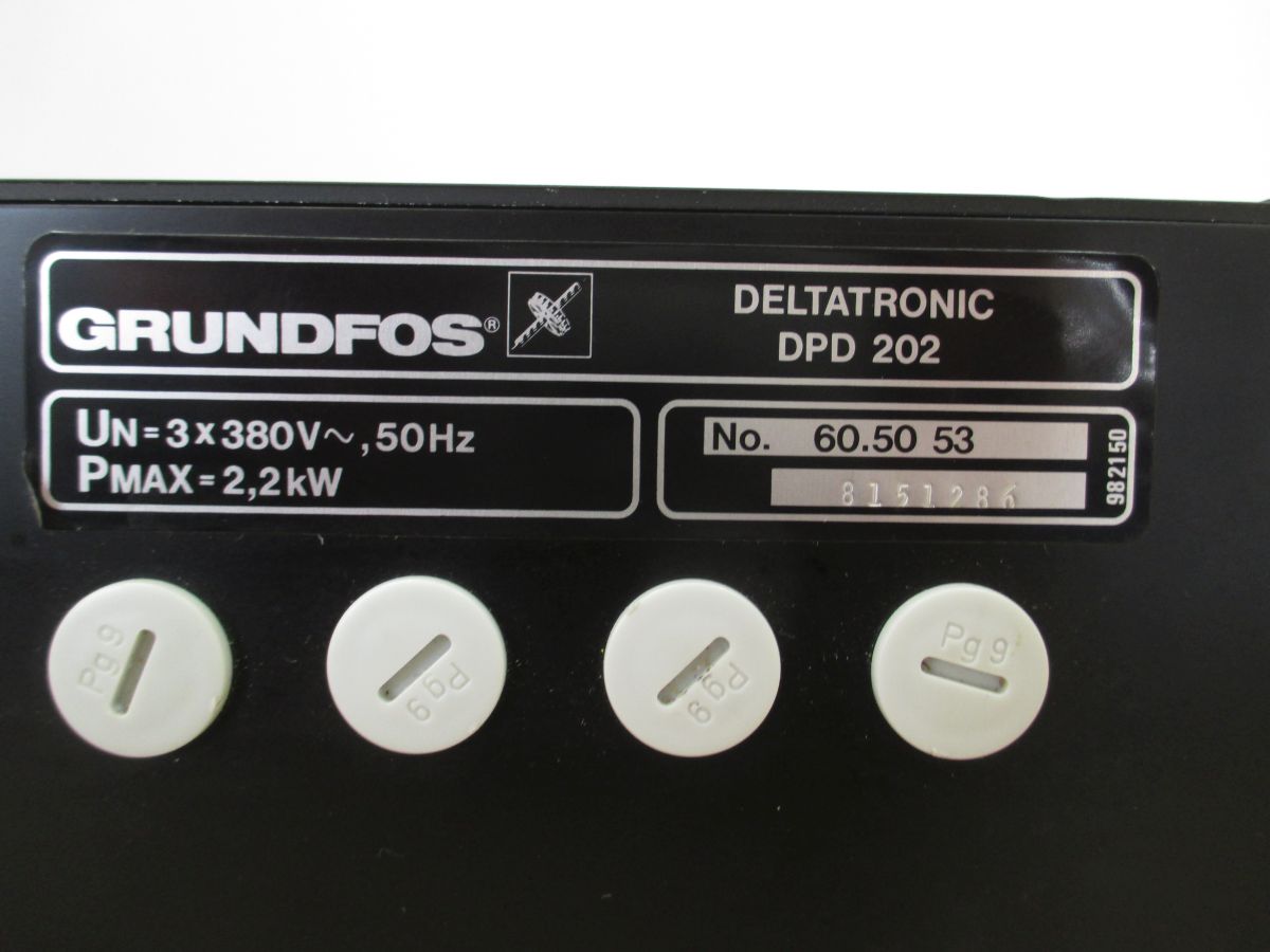Grundfos Deltatronic DPD 202 Pumpensteuerung 3x400V 2,2 kW S16/398