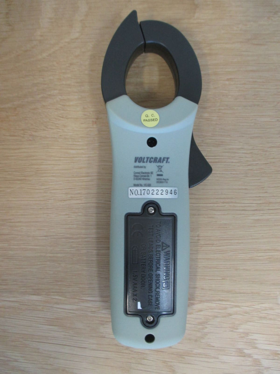Stromzange Voltcraft VC-520 digitales Messgerät CAT III 600 V S20/17