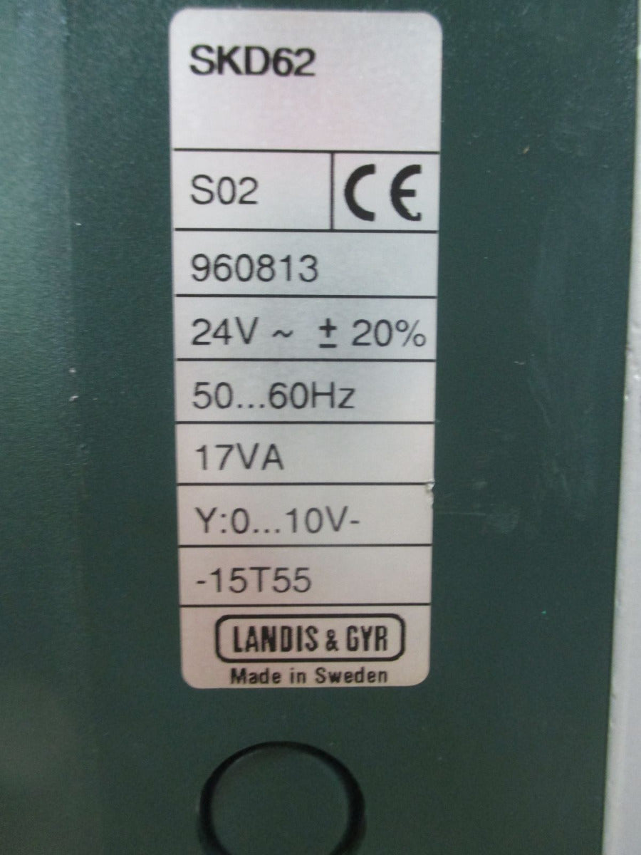 Landis & Gyr Stellantrieb SKD 62 S02 Nr 960813  3 Wege Ventil  S21/18
