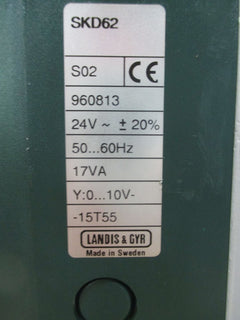 Landis & Gyr Stellantrieb SKD 62 S02 Nr 960813  3 Wege Ventil  S21/18