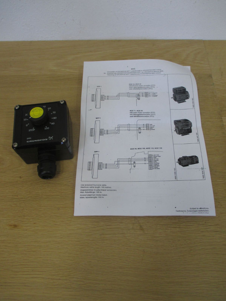 Grundfos SPP 1 Externes Potentiometer   S21/29