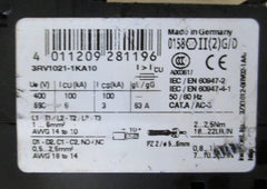 Siemens Leistungsschalter RV1021-1KA10 Motorschutzschalter Sirius S23/8
