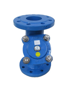 Fromme Schrägsitz - Schmutzfänger ohne Sieb  DN 80 PN16 GG 25 Höhe 310 mm   S8/6
