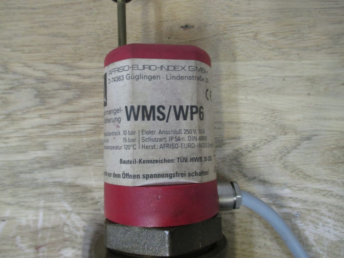 Afriso Wassermangelsicherung WMS / WP6 DN 20 1 1/4 Zoll Bestnr.: S9/128